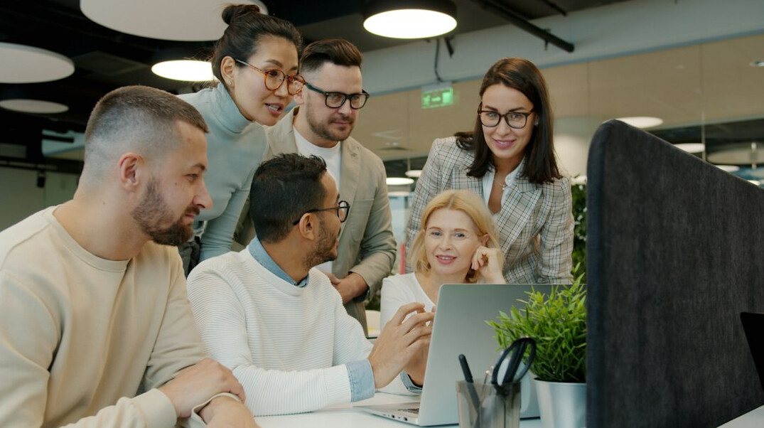 woman expressing ideas confidently