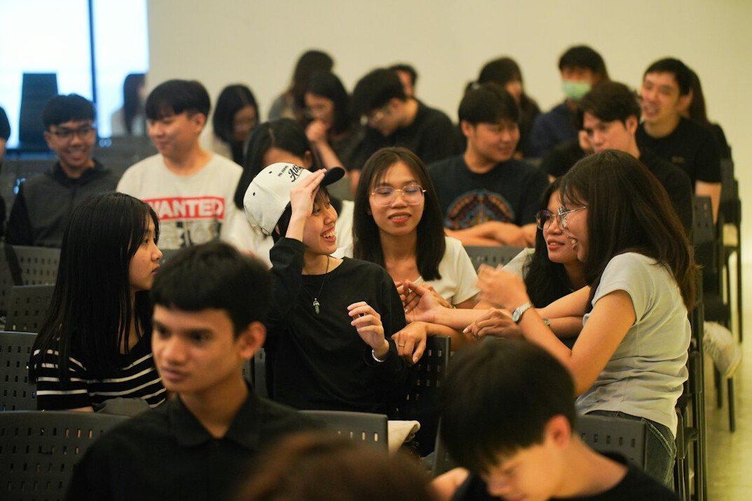 group discussion in workshop